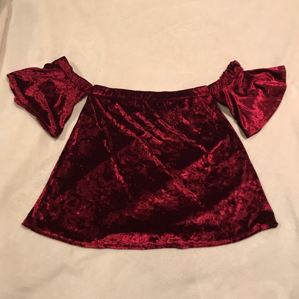 Red Velvet Off the Shoulder 💜For Bundles Only💜